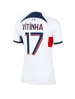 Ženski Nogometna dresi replika Paris Saint-Germain Vitinha Ferreira #17 Gostujoči 2023-24 Kratek rokav